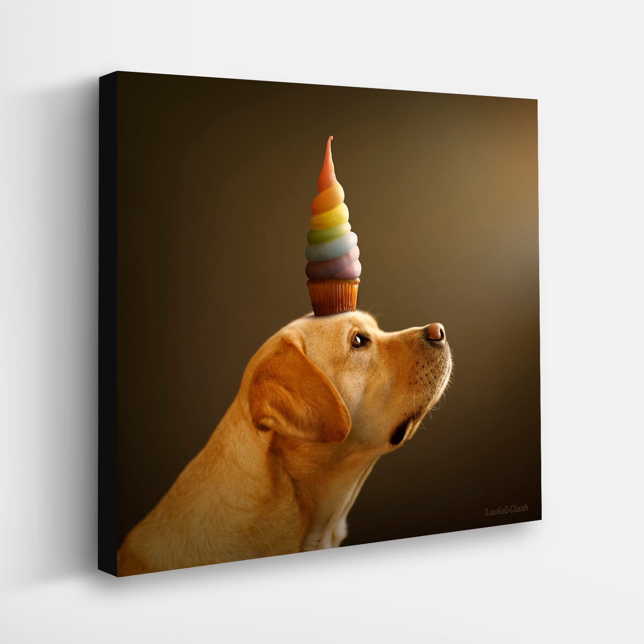 KIP Dog Canvas Art Print - Labrador Puppy Bedroom, Nursery Wall Art – Loose  Leashes by Ron Schmidt